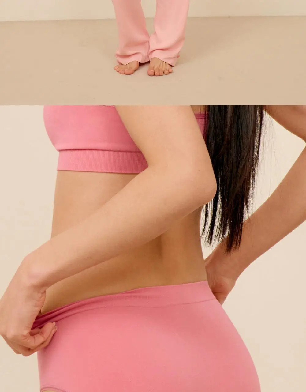 [류혜영 PICK] 마른파이브 쉬어 브라 원핏 홀가먼트 브라렛 & 팬티 세트 (브라렛+삼각팬티/드로즈) 상세페이지 73